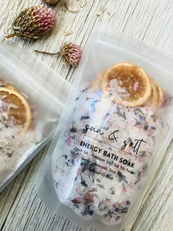 Lux & Lou - ENERGY - Bath Soak- Bath Salts - Bath Tea