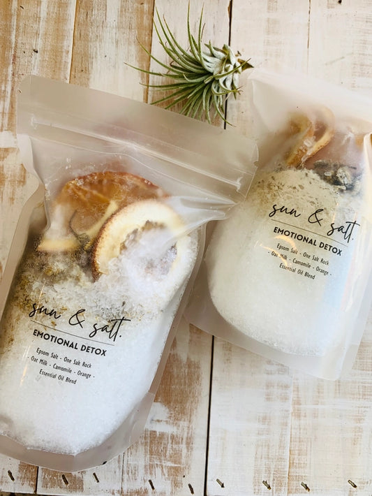 Lux & Lou - EMOTIONAL DETOX - Bath Soak- Bath Salts - Bath Tea